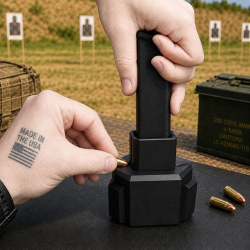 Universal 9mm speed loader